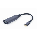 USB 3.0 C-VGA kábel 15cm Gembird A-USB3C-VGA-01 A-USB3C-VGA-01