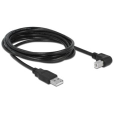 DELOCK Kábel USB 2.0, USB A - USB B, 90° 83529