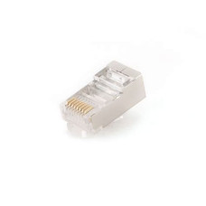 Gembird RJ45/PLUG5SP/50 Shielded Modular plug 8P8C 30u Gold plated 50 pcs per bag PLUG5SP/50