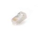 Gembird RJ45/PLUG5SP/50 Shielded Modular plug 8P8C 30u Gold plated 50 pcs per bag PLUG5SP/50