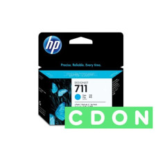 HP 711 original Ink cartridge CZ134A cyan standard capacity 3-pack CZ134A