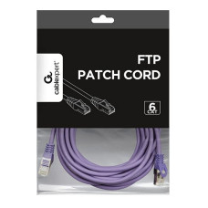 Gembird CAT6 F-UTP Patch Cable 5m Purple PP6-5M/V