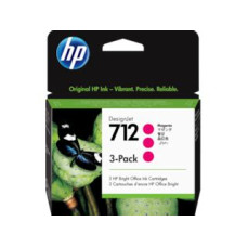 HP 712 3-Pack 29-ml Yellow DesignJet Ink Cartridge 3ED79A