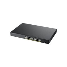 Zyxel GS1900-24HP v2, 24-port GbE L2 PoE Smart Switch, rackmount, 170 Watt GS190024HPV2-EU0101F GS1900-24HPv2