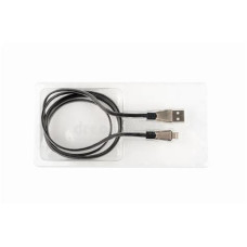 FIXED Data and charging cable with USB/micro USB connectors, 1 meter, 20W Fekete FIXD-UM-BK