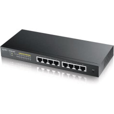 ZyXEL GS1900-10HP v2 8port GbE LAN PoE (70W) 2port GbE SFP smart menedzselhető PoE switch GS1900-10HP-EU0102F