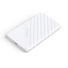 ORICO ORICO-2.5'' USB3.0 type-C HDD/SSD external enclosure - white (USB-C to USB-A cable included) ORICO-25PW1-C3-WH-EP